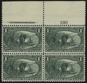 Sale 953, Lot 833, 1898 Trans-Mississippi Issue (Scott 285-293)