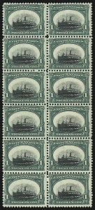 Sale 953, Lot 875, 1901 Pan-American Issue (Scott 294-299)