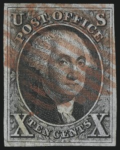 Sale 953, Lot 88, 1847 Issue (Scott 1-2)