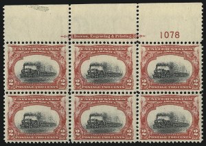 Sale 953, Lot 880, 1901 Pan-American Issue (Scott 294-299)