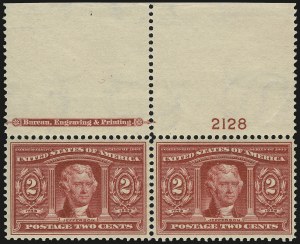 Sale 953, Lot 946, 1904 Louisiana Purchase Issue (Scott 323-327)