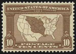 Sale 953, Lot 956, 1904 Louisiana Purchase Issue (Scott 323-327)