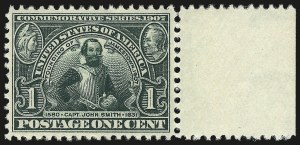 Sale Number 953, Lot Number 957, 1907 Jamestown Issue (Scott 328-330)