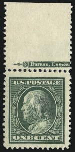 Sale 953, Lot 960, 1908-10 Washington-Franklin Issues (Scott 331-356)