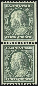 Sale 953, Lot 970, 1908-10 Washington-Franklin Issues (Scott 331-356)