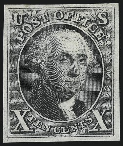 Sale 953, Lot 98, 1875 Reproduction of 1847 Issue (Scott 3-4)