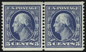 Sale 953, Lot 985, 1908-10 Washington-Franklin Issues (Scott 331-356)