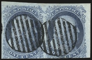 Sale 953, Lot 99, 1851-56 Issue (Scott 5-17)