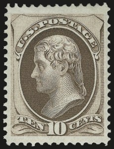 Sale 956, Lot 140, 1870 National Bank Note Co. Grilled Issue (Scott 134-144)