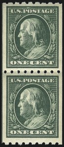 Sale 956, Lot 373, 1908-12 Issues (Scott 369-396), 1c Green, Coil (390) Sale 956, Lot 373, 1908-12 Issues (Scott 369-396)