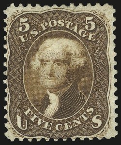 Sale 956, Lot 60, 1861-66 Issue