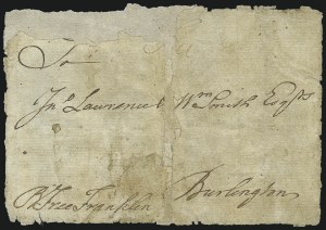 Sale 958, Lot 501, Benjamin Franklin Free Frank