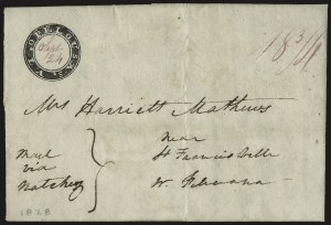 Sale 958, Lot 504, Stampless Markings