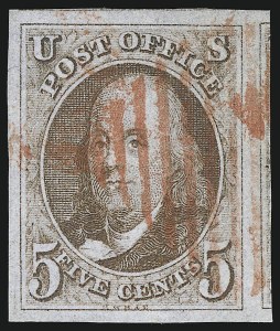 Sale 958, Lot 514, 1847 Issue