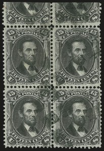 Sale 958, Lot 570, 1867-68 Grilled Issue, 1861 Re-Issues