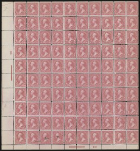 Sale 958, Lot 625, 1894-98 Bureau Issue