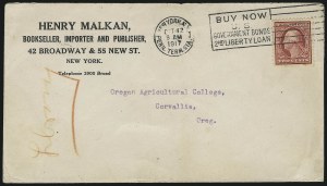 Sale 958, Lot 696, Washington-Franklin Issues (continued)