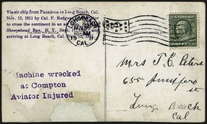 Sale 958, Lot 705, Pioneer Flight