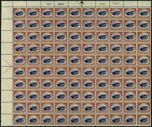 Sale 958, Lot 709, Air Post, including Inverted Jenny Position 21