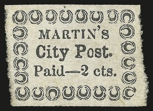 Sale 958, Lot 731, Carriers and Locals