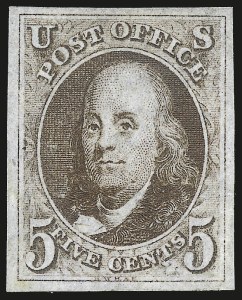 Sale 959, Lot 2035, 1847 Issue (Scott 1-2)