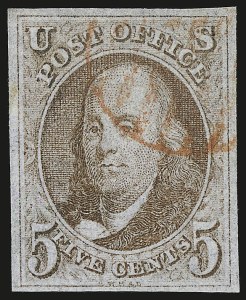 Sale 959, Lot 2038, 1847 Issue (Scott 1-2)