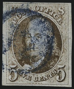 Sale 959, Lot 2039, 1847 Issue (Scott 1-2)