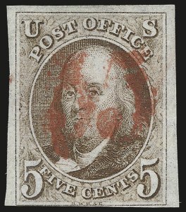 Sale 959, Lot 2043, 1847 Issue (Scott 1-2)