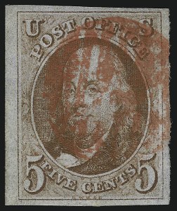 Sale 959, Lot 2045, 1847 Issue (Scott 1-2)