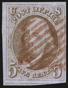 Sale Number 959, Lot Number 2047, 1847 Issue (Scott 1-2) Sale Number 959, Lot Number 2047, 1847 Issue (Scott 1-2)