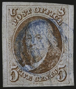 Sale 959, Lot 2049, 1847 Issue (Scott 1-2)