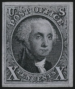 Sale 959, Lot 2063, 1875 Reproduction of 1847 Issue (Scott 3-4)