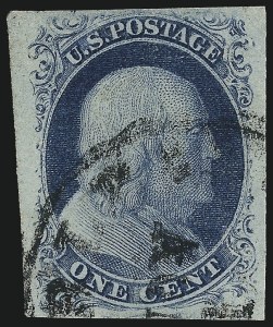 Sale 959, Lot 2071, 1851-56 Issue (Scott 5A-17)