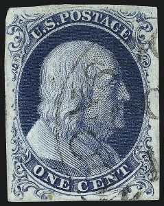 Sale 959, Lot 2079, 1851-56 Issue (Scott 5A-17)