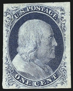Sale 959, Lot 2082, 1851-56 Issue (Scott 5A-17)