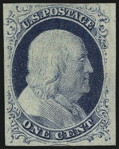 Sale 959, Lot 2083, 1851-56 Issue (Scott 5A-17)