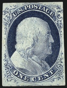 Sale 959, Lot 2084, 1851-56 Issue (Scott 5A-17)