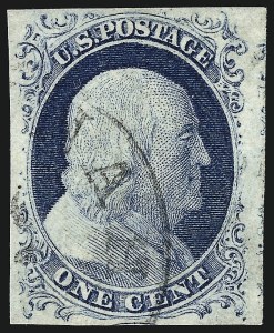 Sale 959, Lot 2086, 1851-56 Issue (Scott 5A-17)