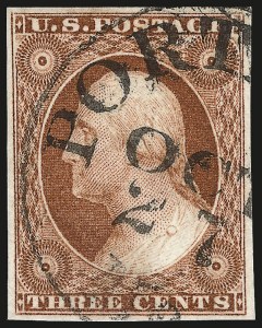 Sale 959, Lot 2097, 1851-56 Issue (Scott 5A-17)