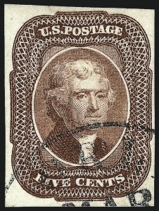 Sale 959, Lot 2113, 1851-56 Issue (Scott 5A-17)