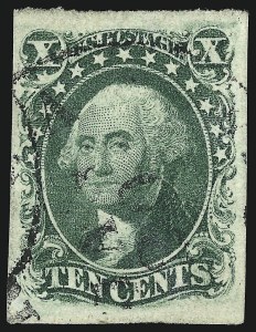 Sale 959, Lot 2127, 1851-56 Issue (Scott 5A-17)