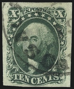 Sale 959, Lot 2129, 1851-56 Issue (Scott 5A-17)