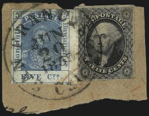 Sale 959, Lot 2140, 1851-56 Issue (Scott 5A-17)