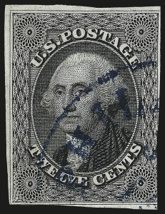 Sale 959, Lot 2141, 1851-56 Issue (Scott 5A-17)