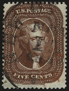 Sale 959, Lot 2171, 1857-60 Issue (Scott 18-39)