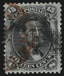 Sale 959, Lot 2262, 1867-68 Grilled Issue (Scott 84-101)