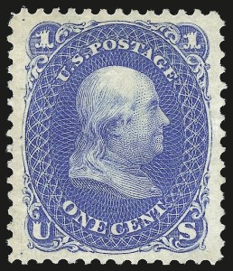 Sale 959, Lot 2274, 1875 Re-Issue of 1861-66 Issue (Scott 102-111)