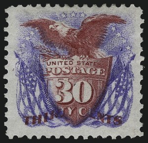 Sale 959, Lot 2336, 1875 Re-Issue of 1869 Pictorial Issue (Scott 123-133)