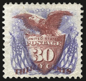 Sale 959, Lot 2338, 1875 Re-Issue of 1869 Pictorial Issue (Scott 123-133)