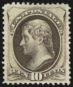 Sale 959, Lot 2396, 1873 Continental Bank Note Co. Issue (Scott 156-166)